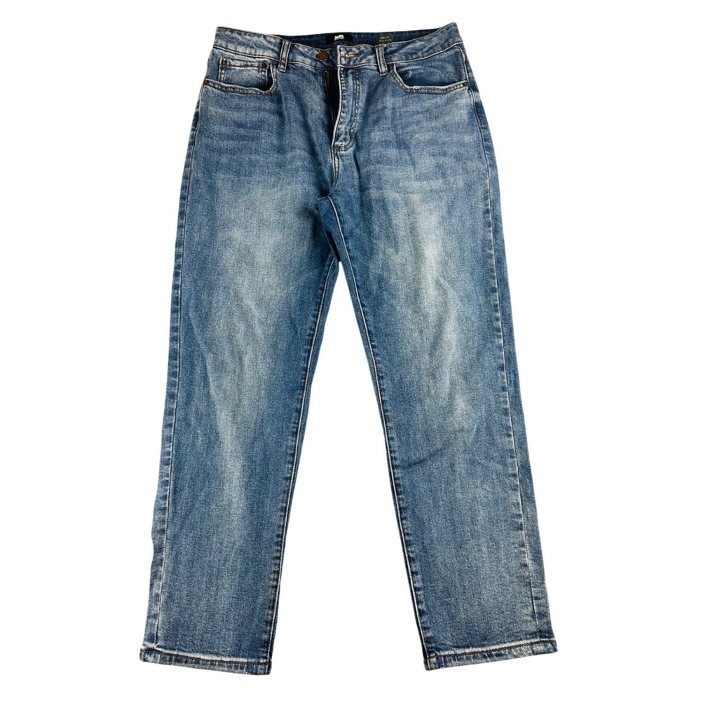 L&M Black Label Jeans Women 13‎ Blue High Rise Mom Jeans Cotton Blend Faded